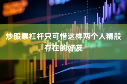炒股票杠杆只可惜这样两个人精般存在的好友